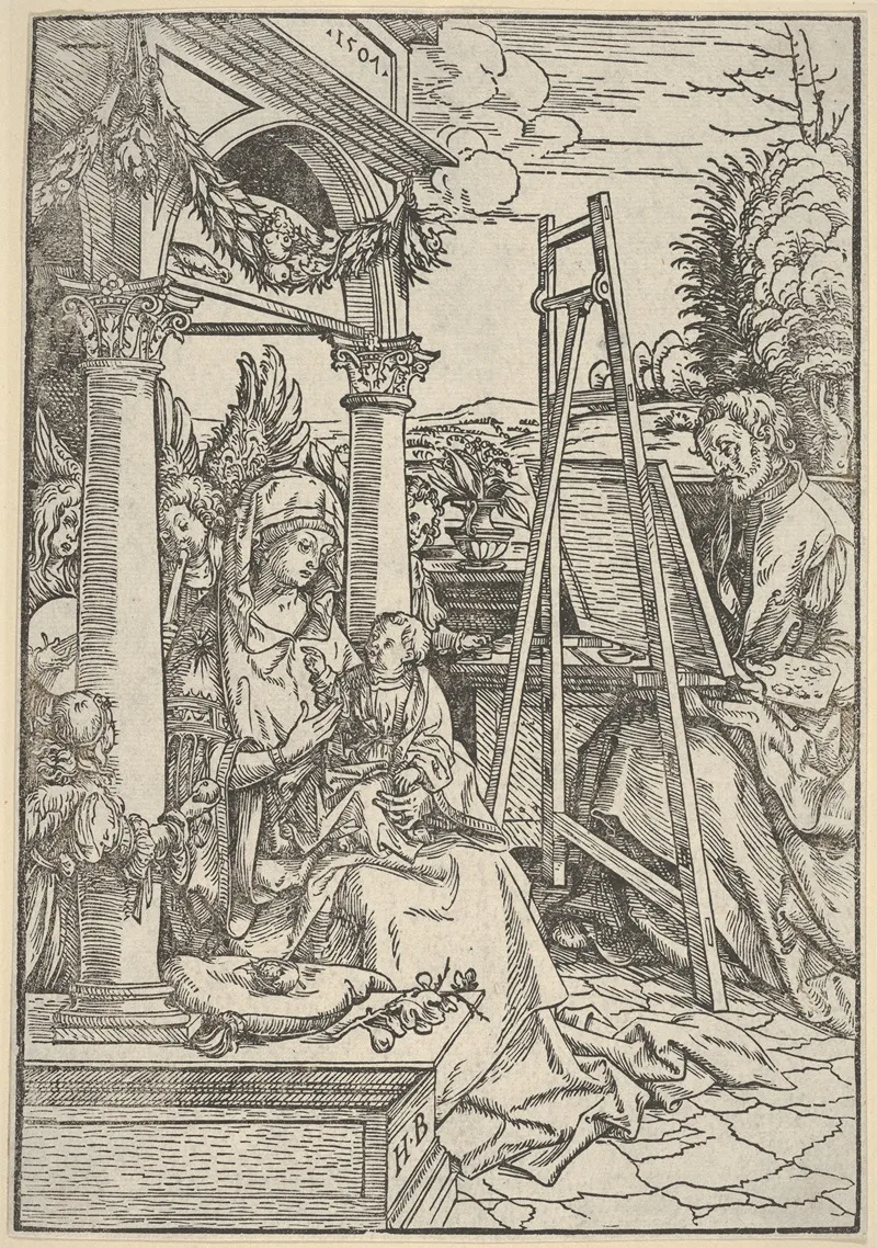 Saint Luke Painting The Virgin 4
