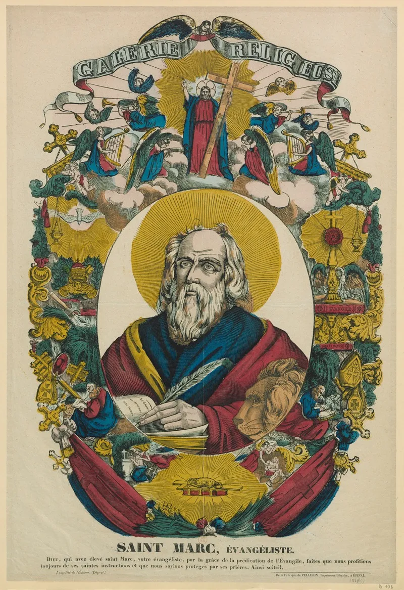 Saint Marc 2 Wall Art by Imp. Pellerin &amp; Cie - High-Resolution Digital Print