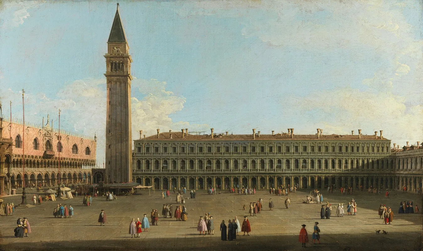 Saint Marks Square Venice 4 Wall Art by Canaletto - High-Resolution Digital Print
