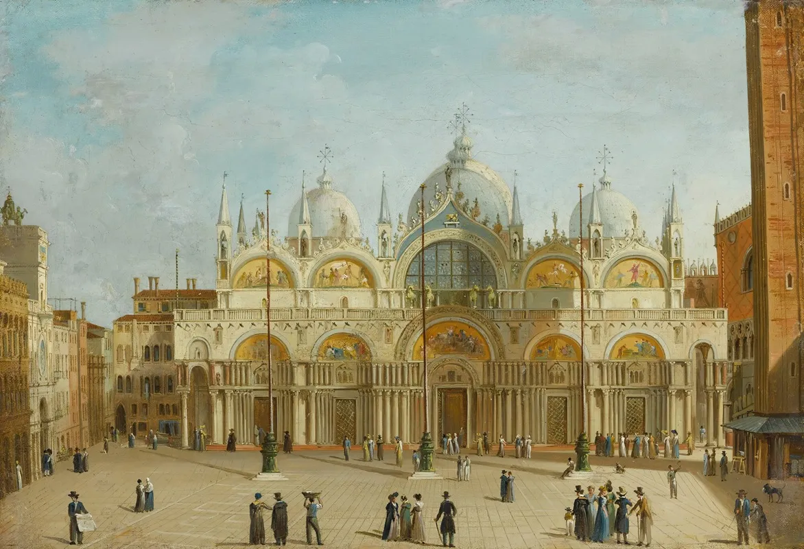 Saint Marks Square Venice Wall Art by Carlo Grubacs - High-Resolution Digital Print