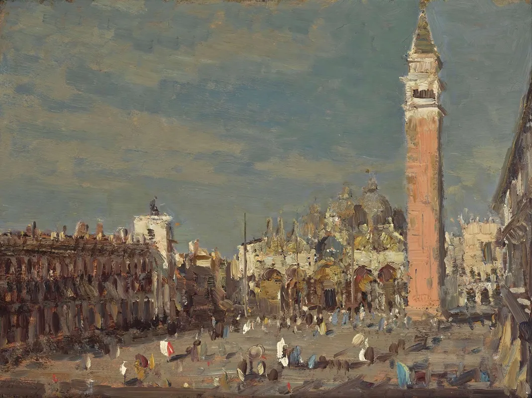 Saint Marks Square Wall Art by Emma Ciardi - High-Resolution Digital Print
