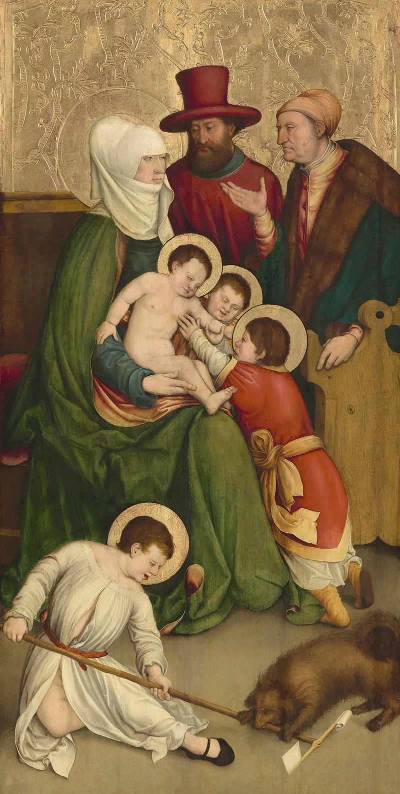 Saint Mary Cleophas And Her Family Wall Art by Bernhard Strigel - High-Resolution Digital Print
