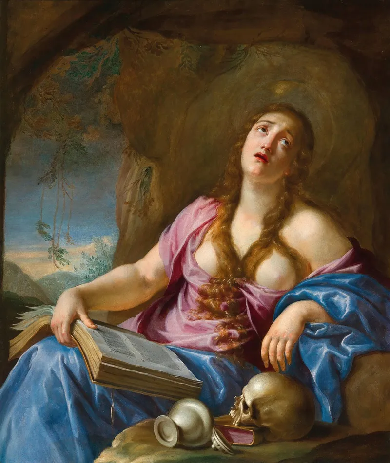 Saint Mary Magdalen 4 Wall Art by Cesare Dandini - High-Resolution Digital Print