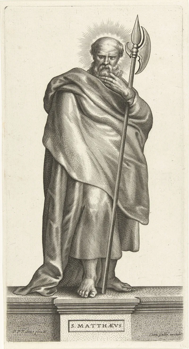Saint Matthew 18 Wall Art by Petrus Clouwet - High-Resolution Digital Print
