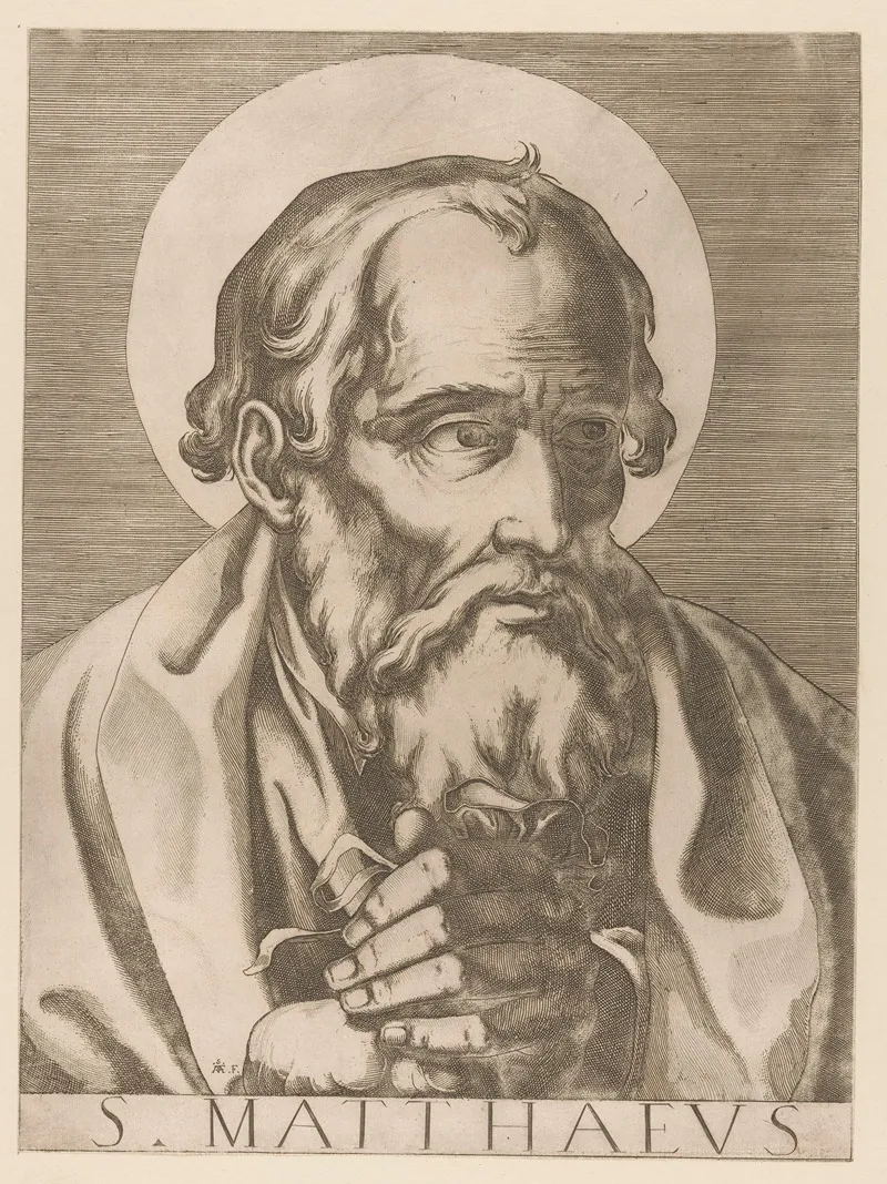 Saint Matthew 19 Wall Art by Raffaello Schiaminossi - High-Resolution Digital Print