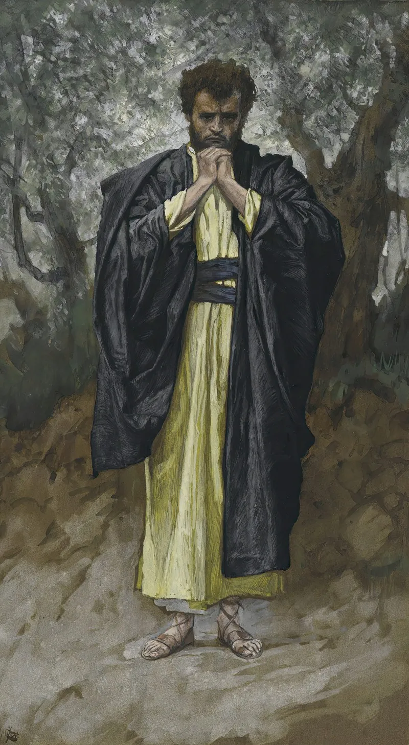 Saint Matthew Saint Mathieu Wall Art by James Tissot - High-Resolution Digital Print
