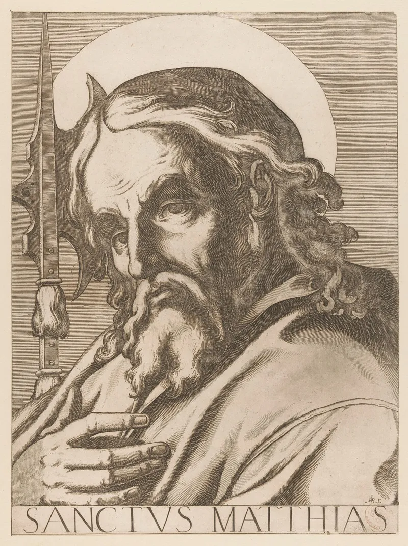 Saint Matthias 3 Wall Art by Raffaello Schiaminossi - High-Resolution Digital Print