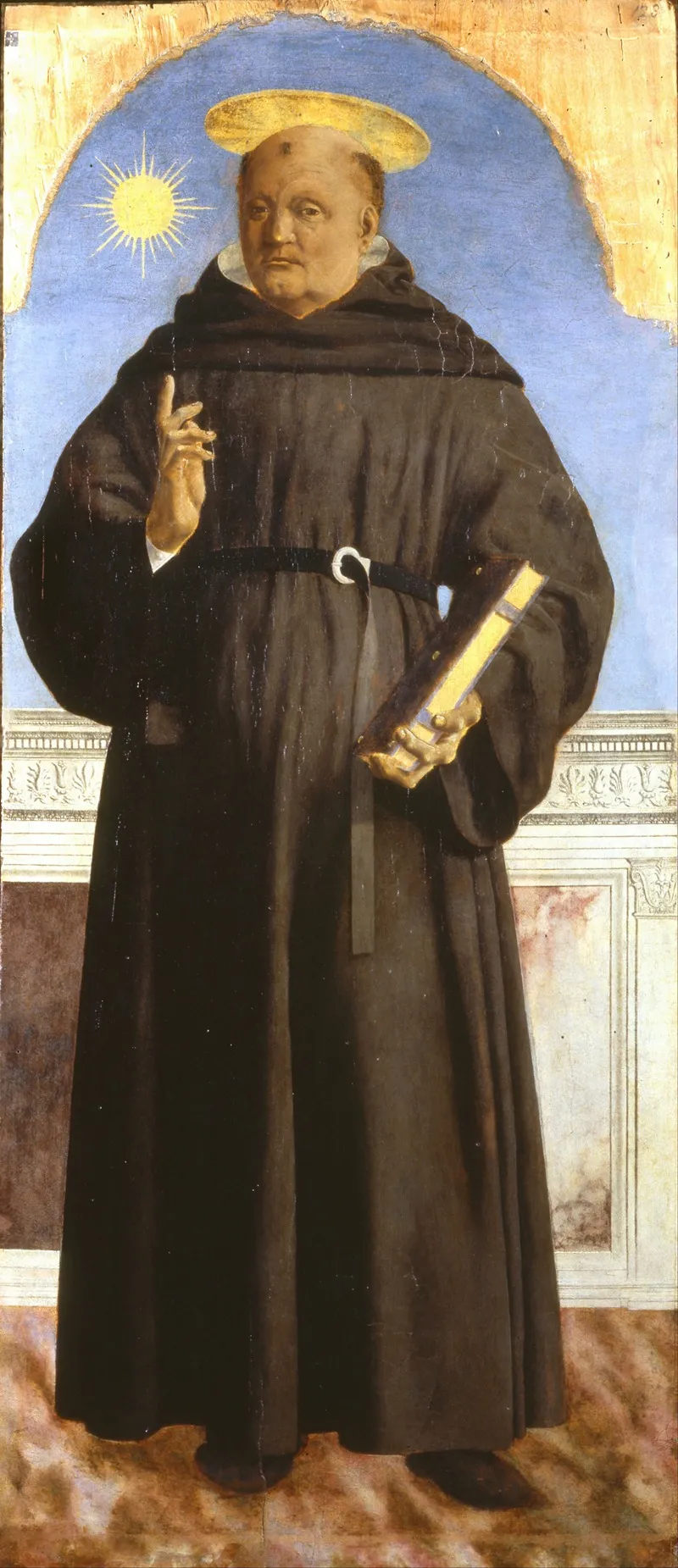 Saint Nicholas Of Tolentino Wall Art by Piero Della Francesca - High-Resolution Digital Print