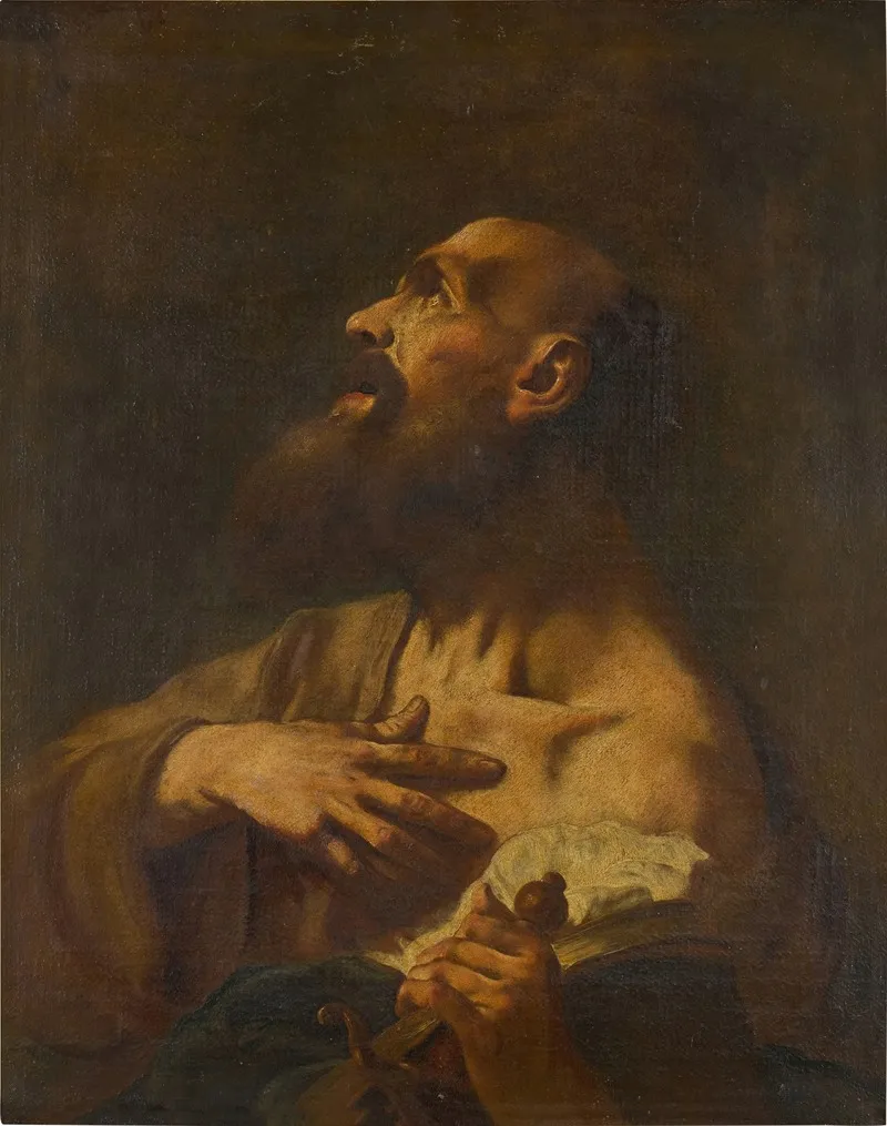 Saint Paul 11 Wall Art by Follower of Giovanni Battista Piazzetta - High-Resolution Digital Print