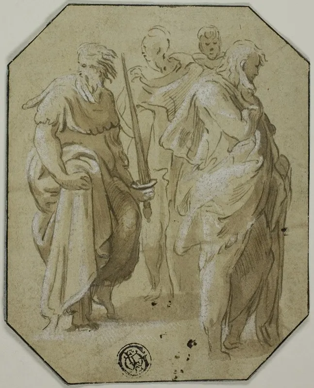 Saint Paul And Three Other Standing Figures