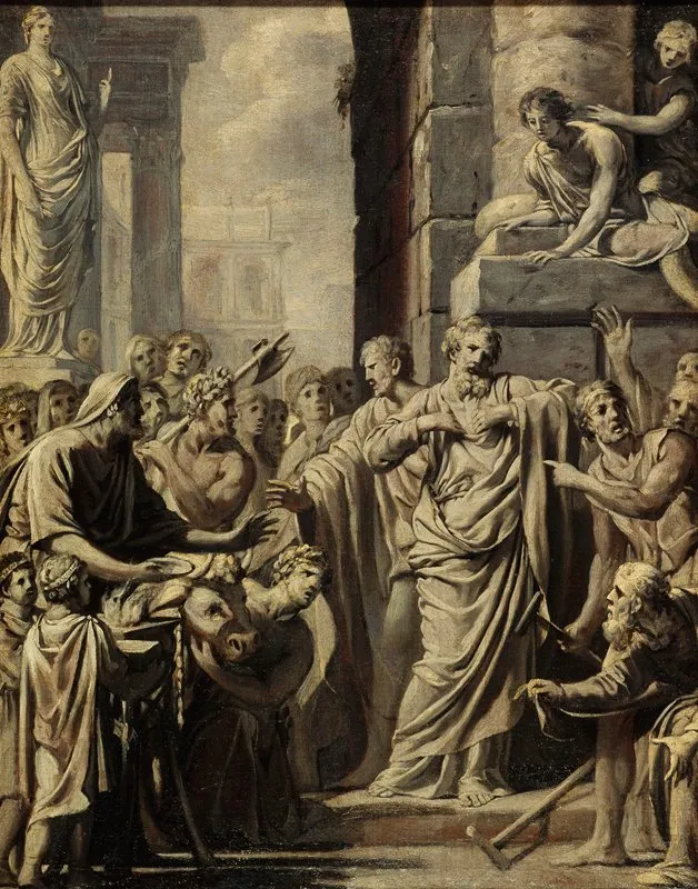 Saint Paul Et Saint Barnabe Refusant Les Honneurs Divins A Lystre