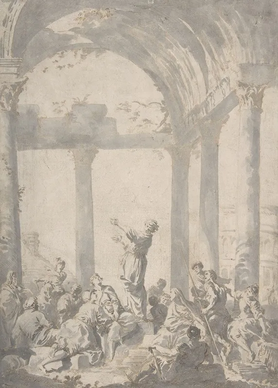 Saint Paul Preaching In Athens