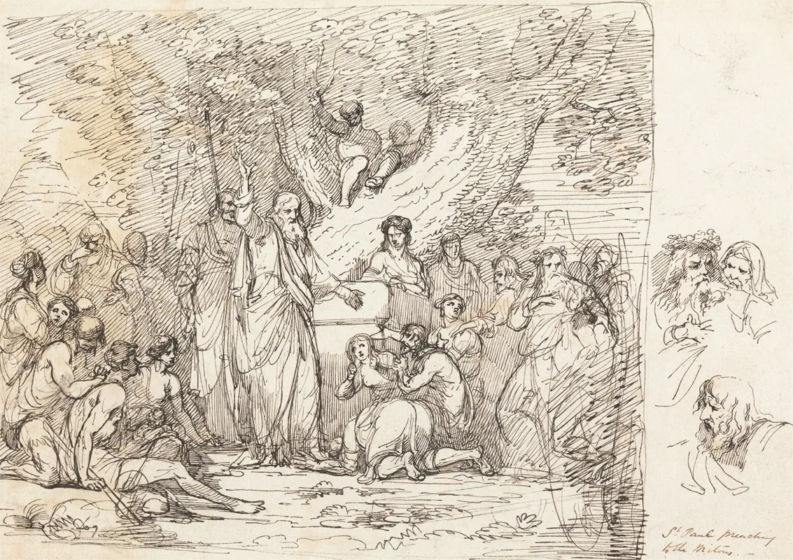 Saint Paul Preaching To The Britons