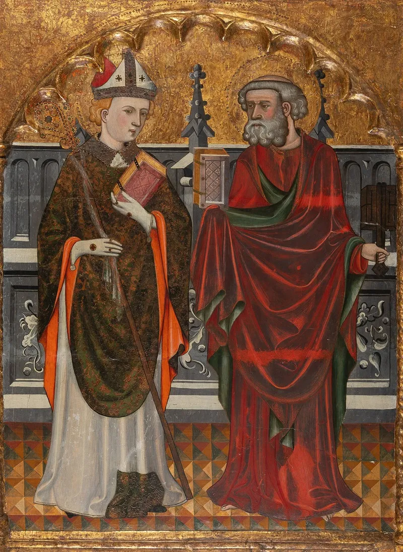Saint Peter And Saint Louis Wall Art by Pere Vall - High-Resolution Digital Print