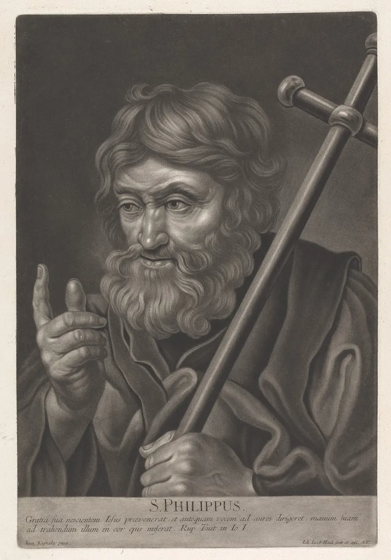 Saint Philip 4 Wall Art by Johann Kupezky - High-Resolution Digital Print