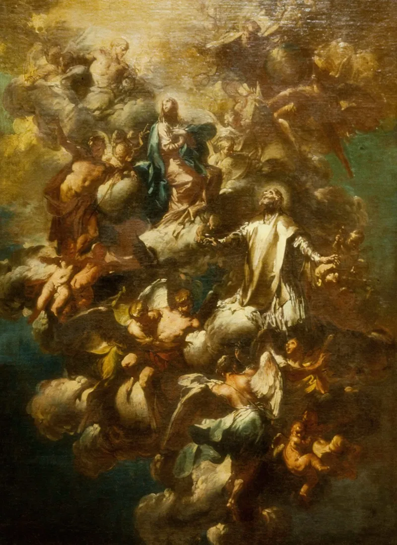 Saint Philip Neri In Glory