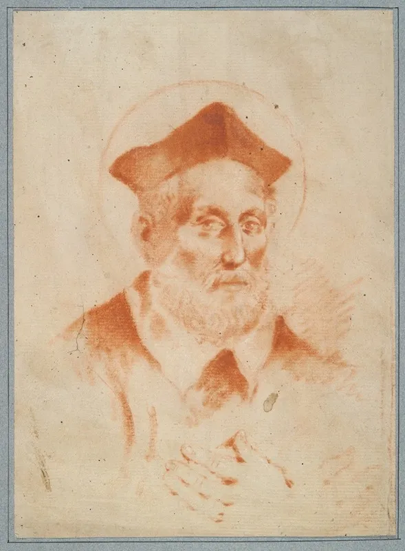 Saint Philip Neri Wall Art by Circle of Giovanni Battista Piazzetta - High-Resolution Digital Print