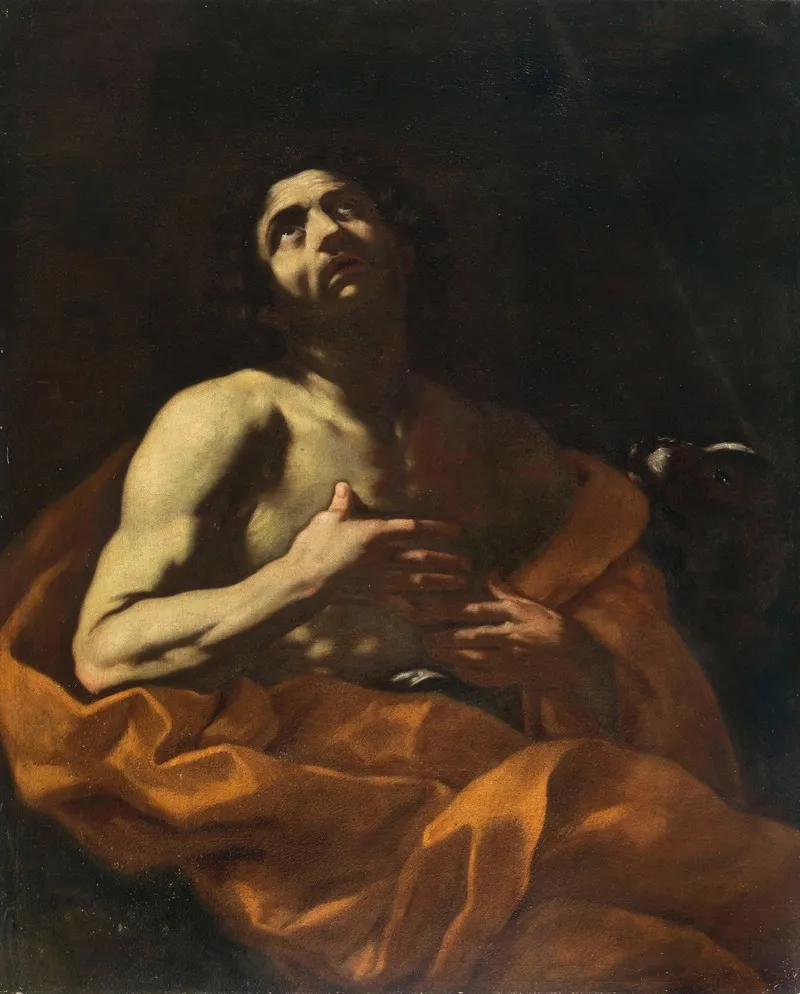 Saint Roch 5 Wall Art by Giacinto Brandi - High-Resolution Digital Print