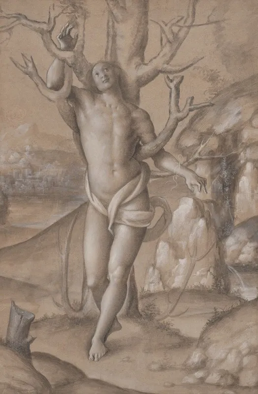 Saint Sebastian 16 Wall Art by Gerolamo Giovenone - High-Resolution Digital Print