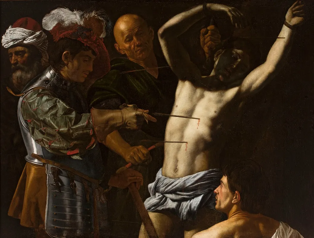 Saint Sebastian 25 Wall Art by Cecco del Caravaggio - High-Resolution Digital Print