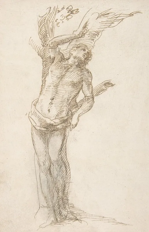 Saint Sebastian Tied To A Tree
