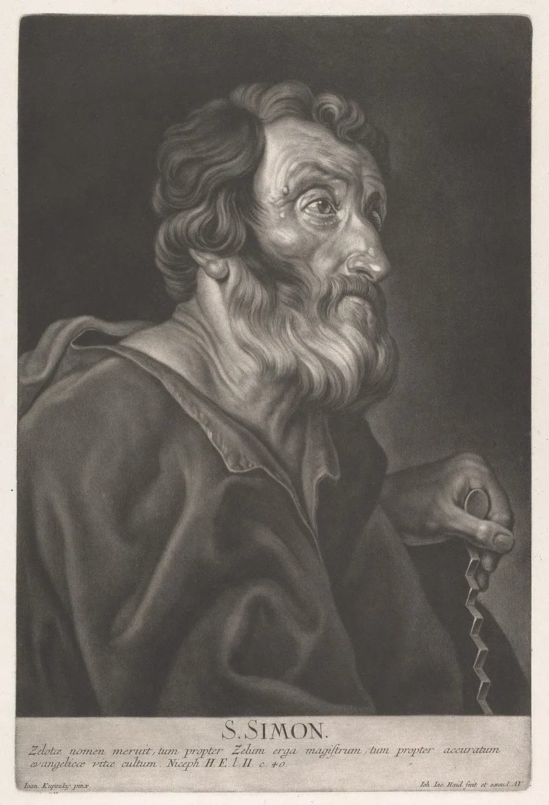 Saint Simon 4 Wall Art by Johann Kupezky - High-Resolution Digital Print