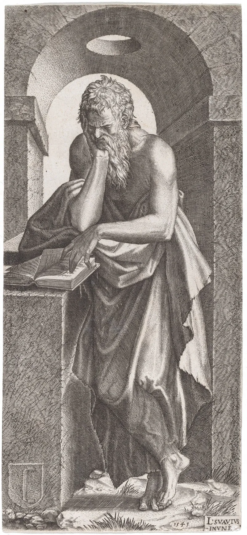 Saint Simon Wall Art by Lambert Suavius - High-Resolution Digital Print