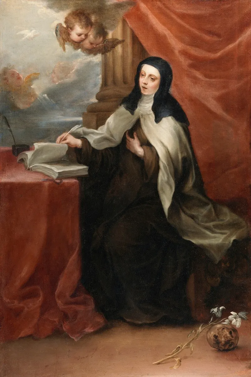 Saint Teresa Of Avila 3 Wall Art by Juan Antonio De Frias y Escalante - High-Resolution Digital Print
