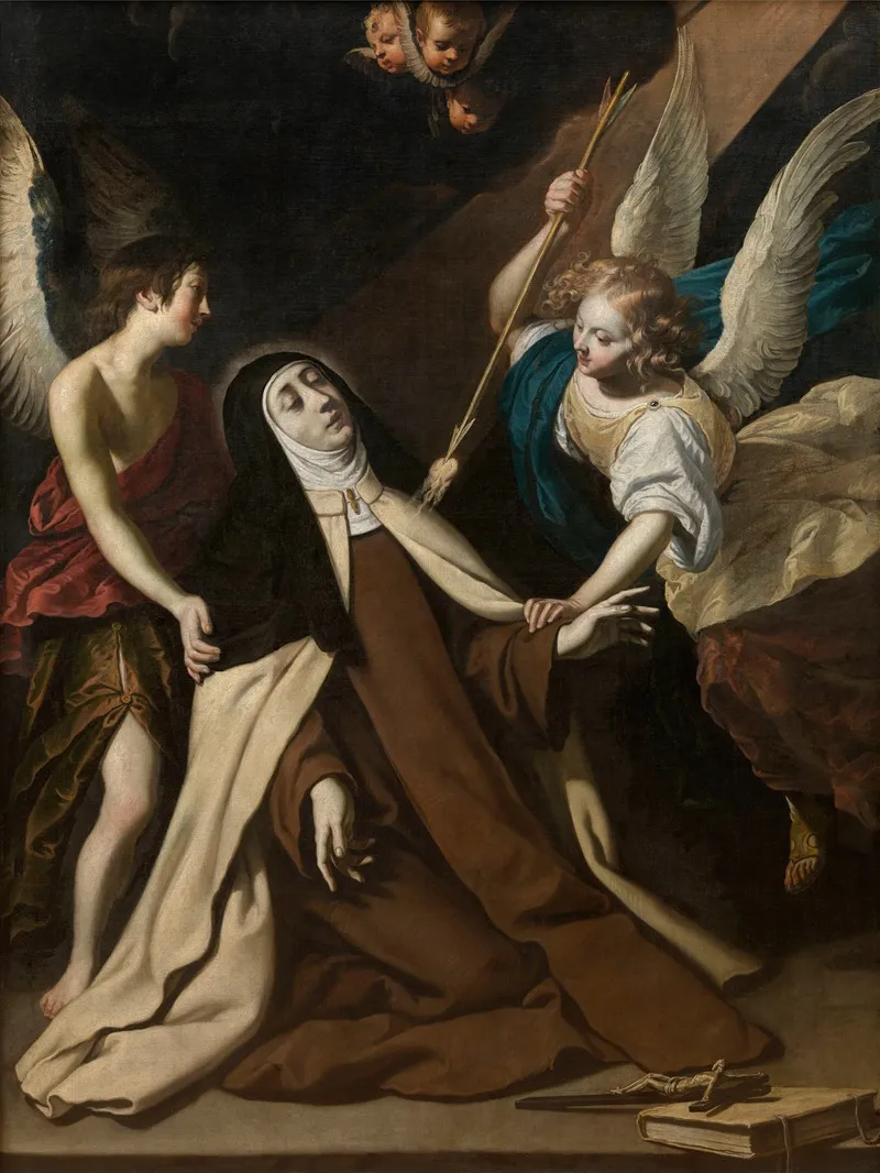 Saint Theresa Of Avila In Ecstasy Wall Art by Gerard Seghers - High-Resolution Digital Print