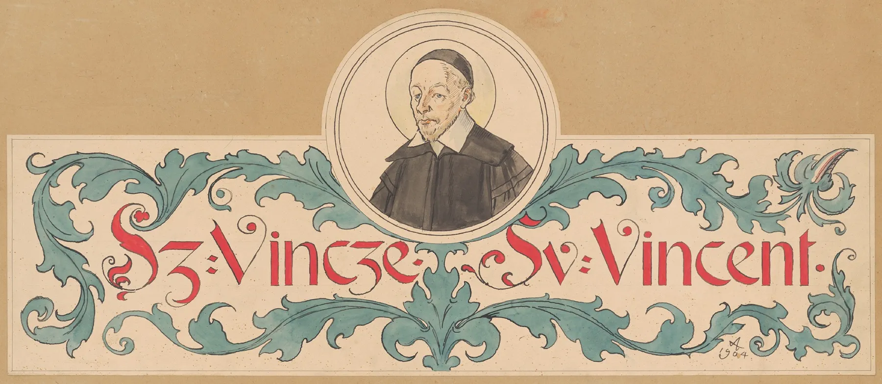 Saint Vincent 2 Wall Art by Mikoláš Aleš - High-Resolution Digital Print