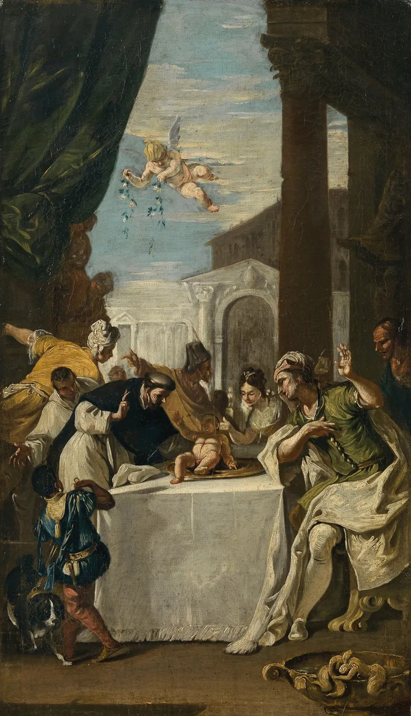Saint Vincent Ferrer Raising A Child Back To Life