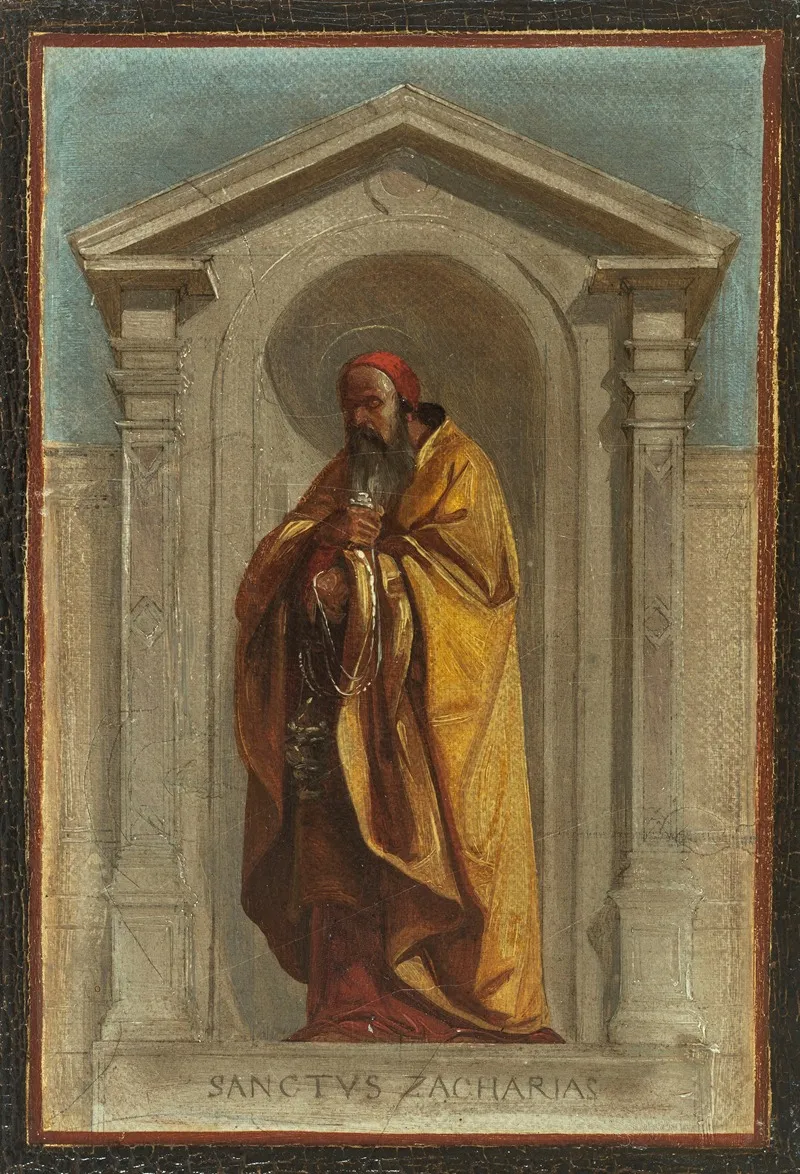 Saint Zaccharie Wall Art by Nicolas Auguste Hesse - High-Resolution Digital Print