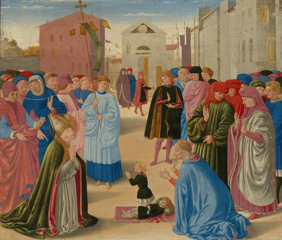 Saint Zenobius Resuscitating A Dead Child