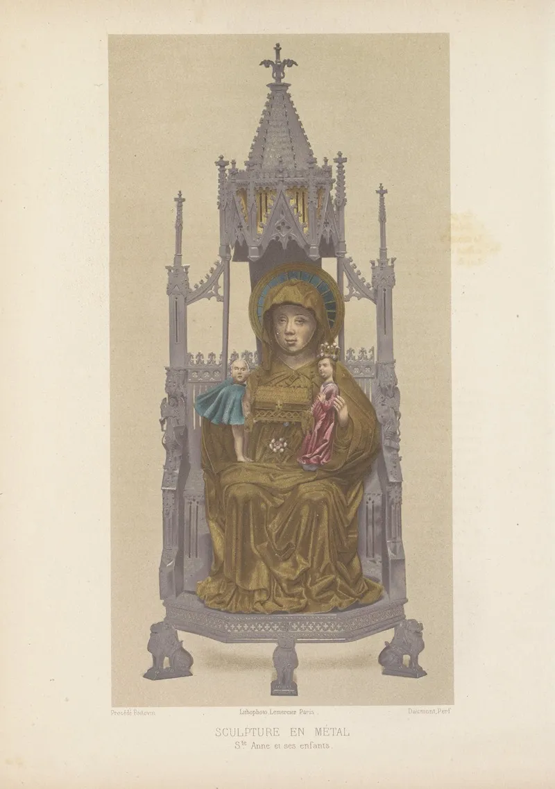 Sainte Anne Et Ses Enfants Wall Art by Joseph Rose Lemercier - High-Resolution Digital Print