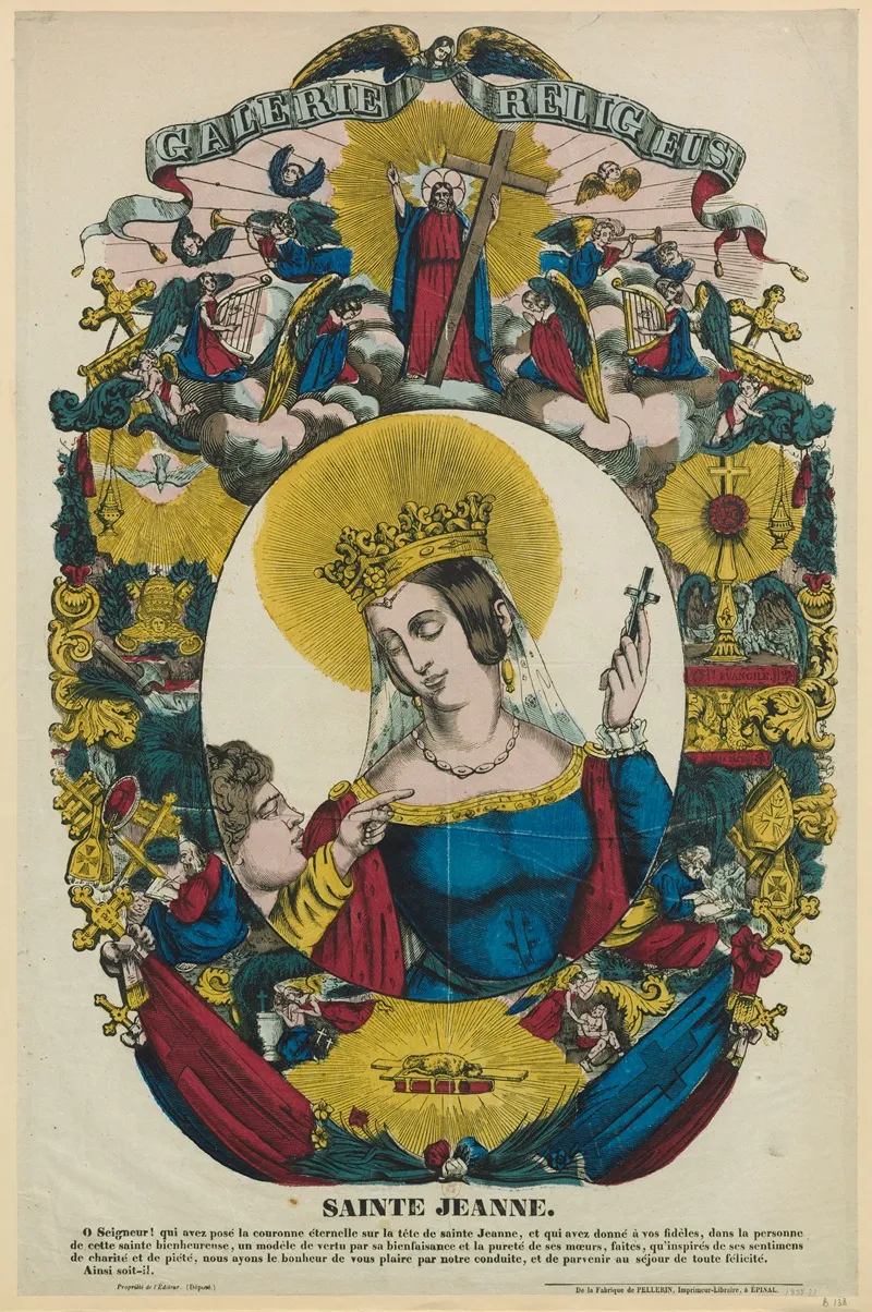 Sainte Jeanne Wall Art by Imp. Pellerin &amp; Cie - High-Resolution Digital Print