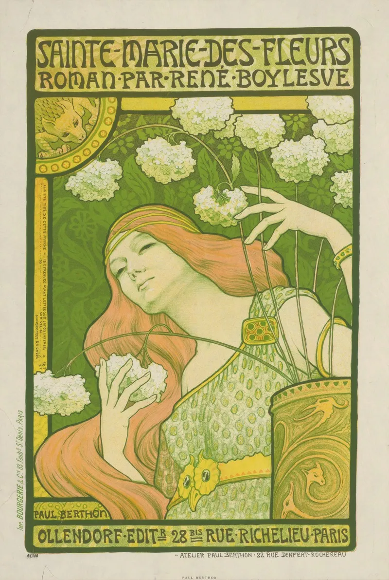 Sainte Marie Des Fleurs Wall Art by Paul Berton - High-Resolution Digital Print