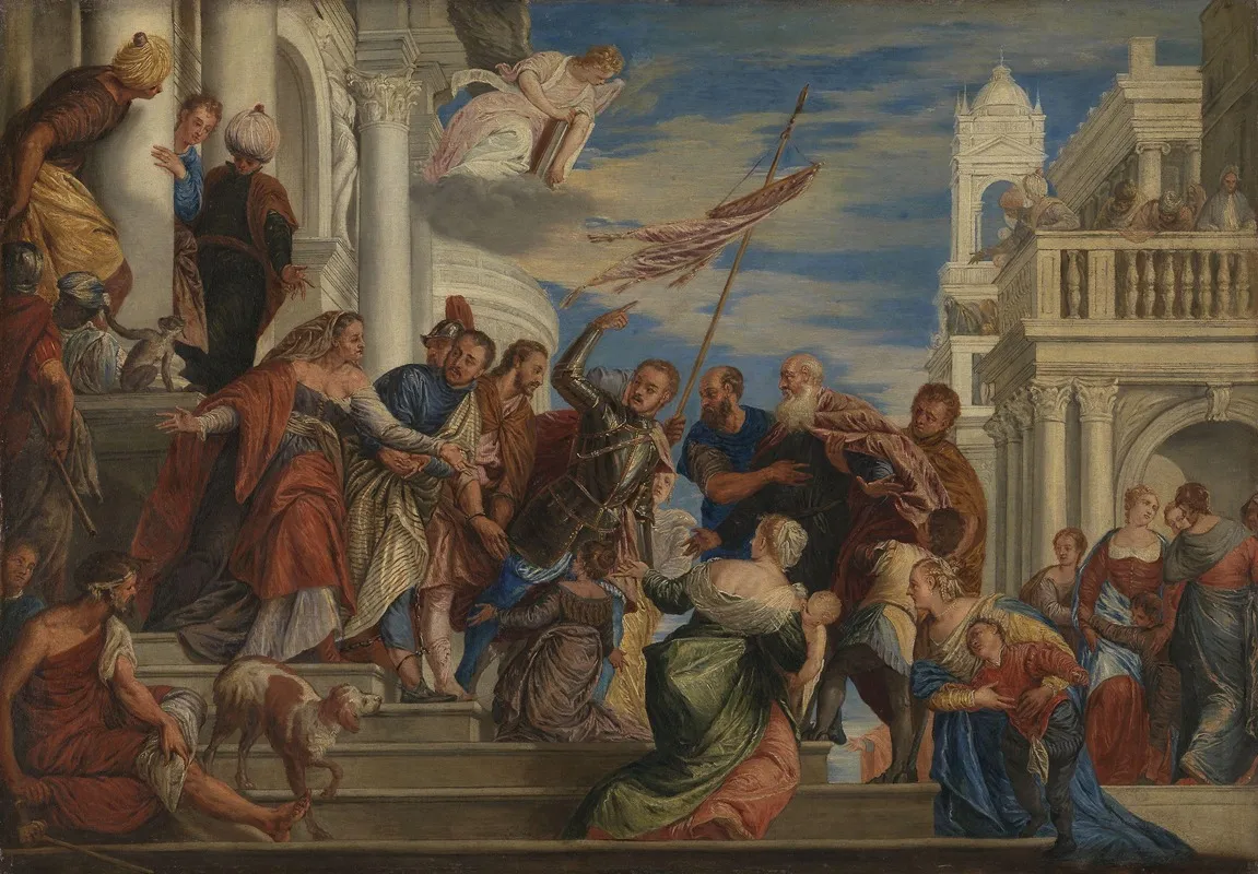 Saints Mark And Marcellinus Being Led To Martyrdom
