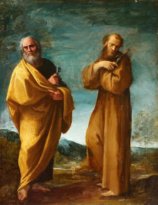 Saints Peter And Francis Of Assisi