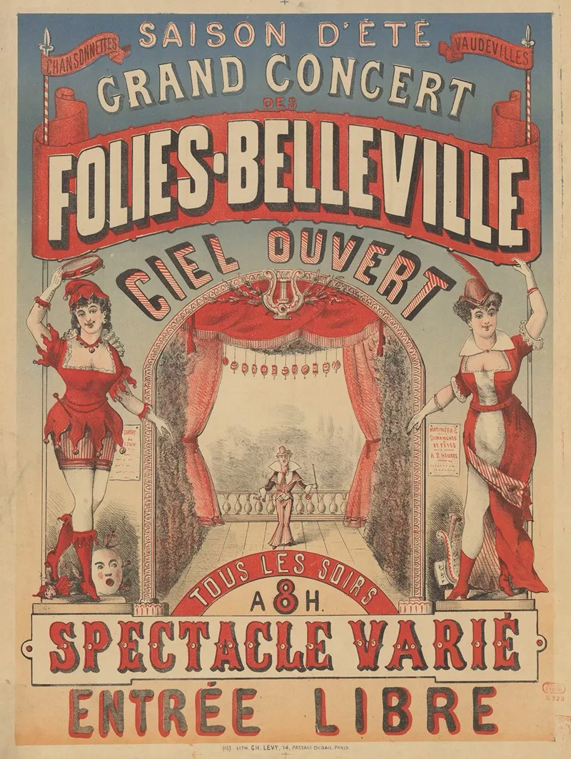 Saison Dete Grand Concert Des Folies Belleville Ciel Ouvert
