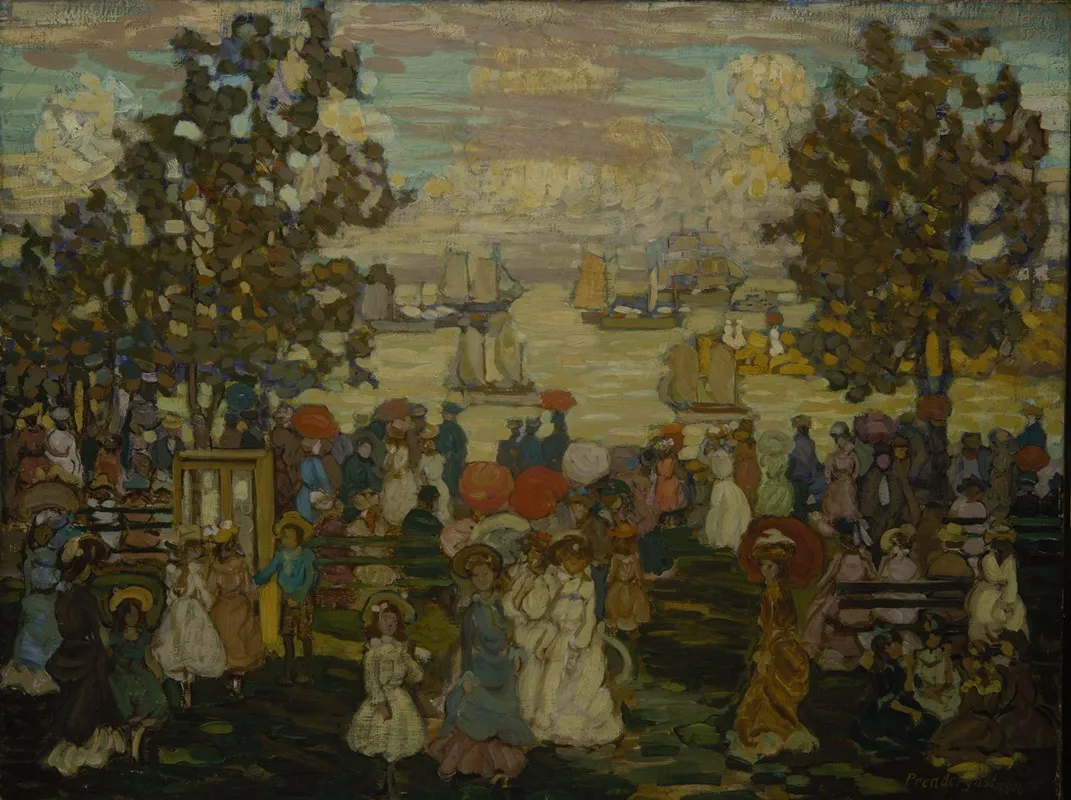 Salem Willows Wall Art by Maurice Prendergast - High-Resolution Digital Print