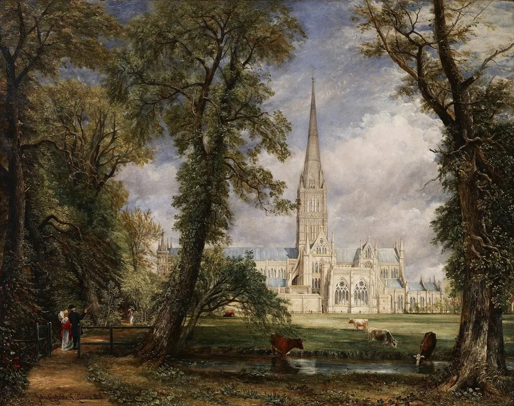 Salisbury Cathedral From The Bishops Garden