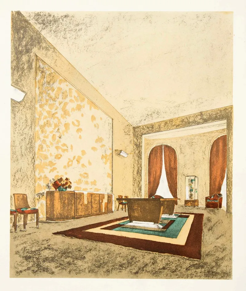 Salle A Manger 3 Wall Art by J.E Leleu - High-Resolution Digital Print