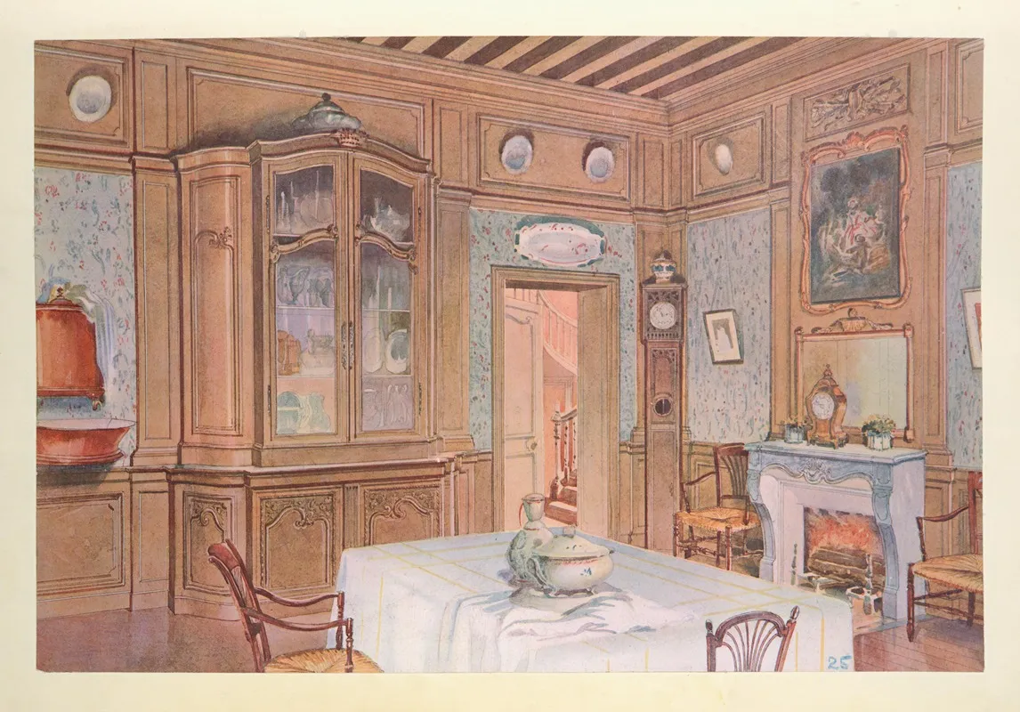 Salle A Manger Louis Xv De Campagne En Chene