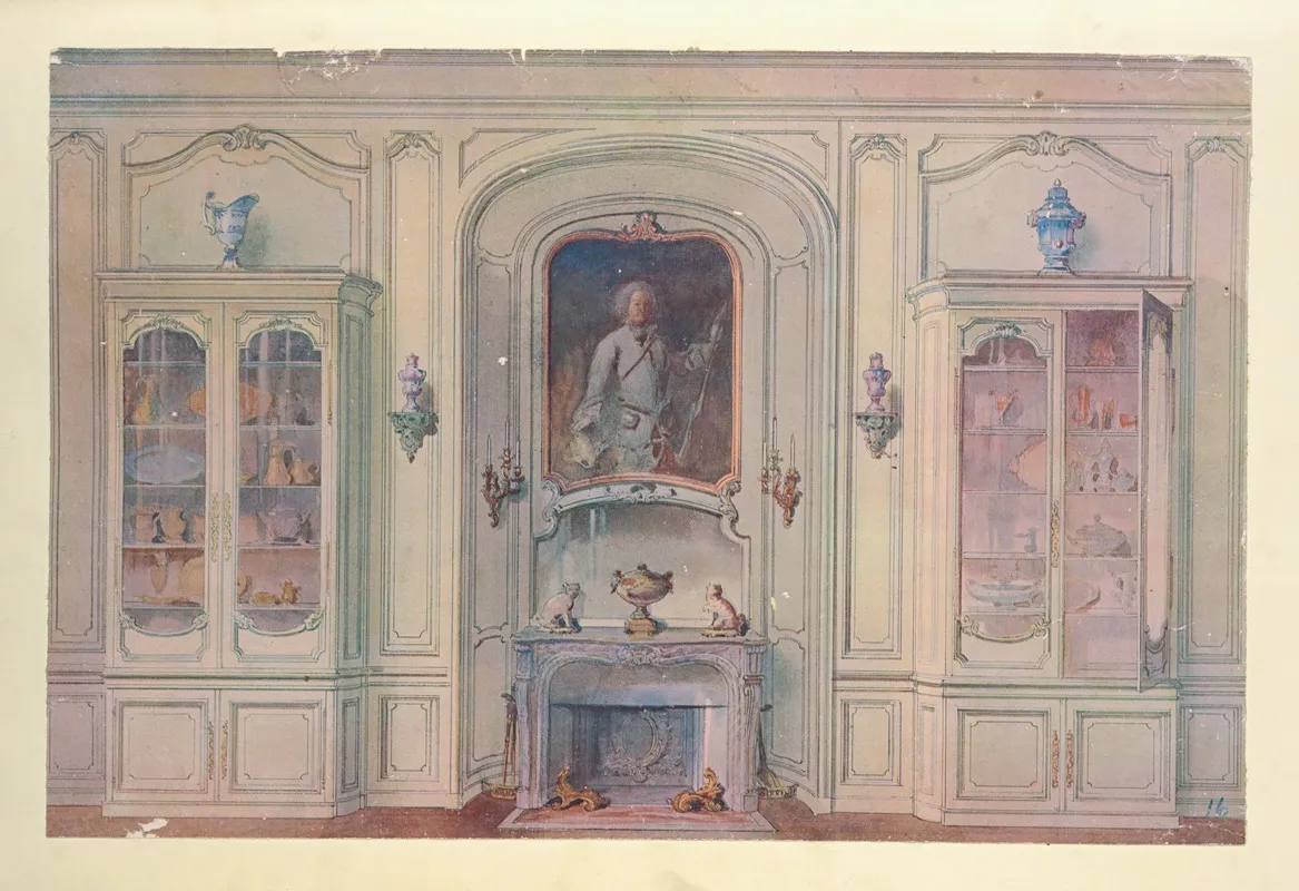 Salle A Manger Louis Xv Montrant La Niche