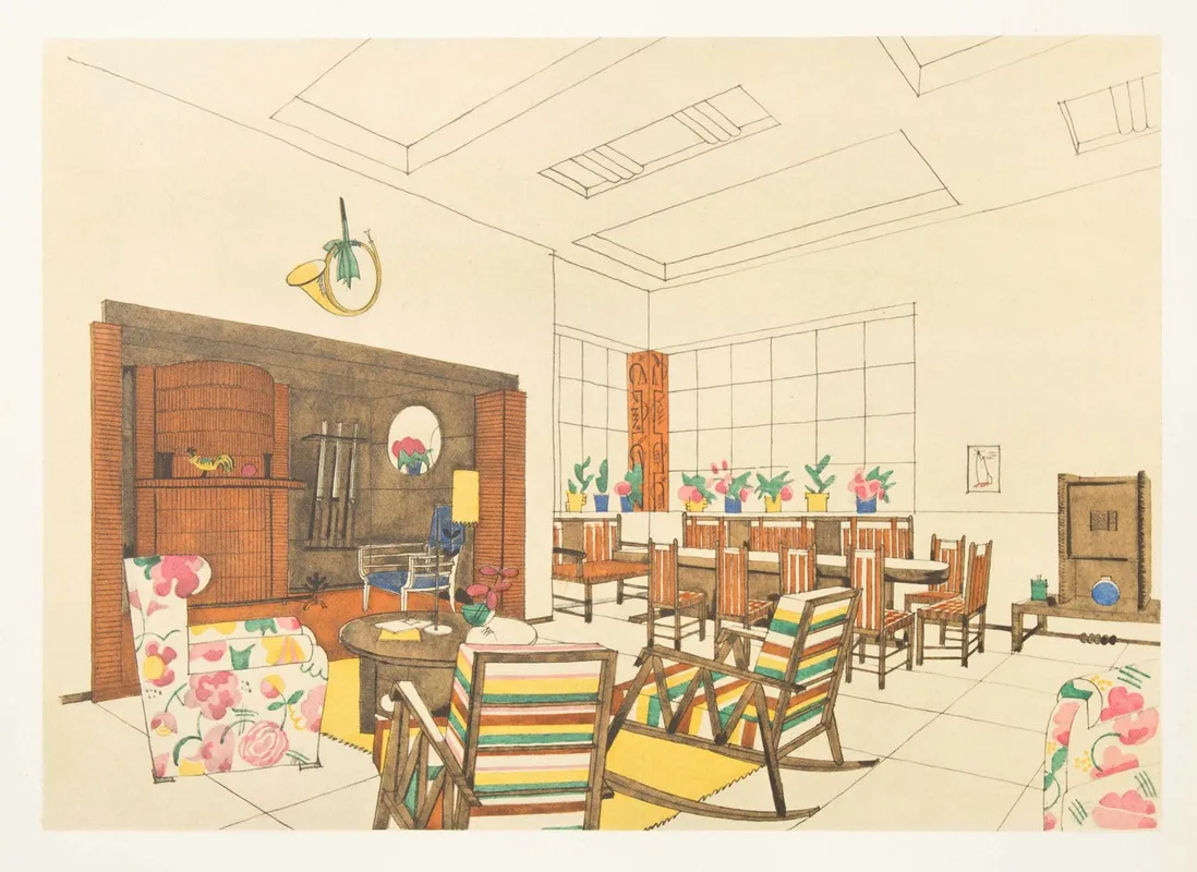 Salle Commune Wall Art by Albert Guénot - High-Resolution Digital Print