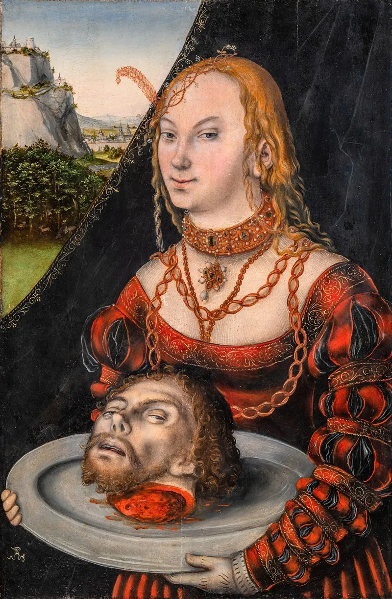 Salome 14 Wall Art by Lucas Cranach the Younger - High-Resolution Digital Print