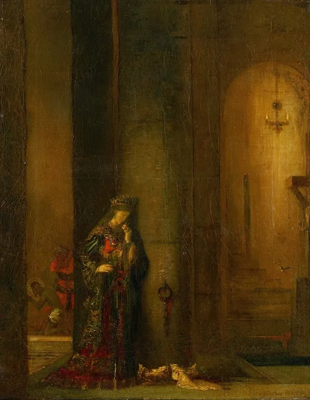 Salome At The Prison Wall Art by Gustave Moreau - High-Resolution Digital Print