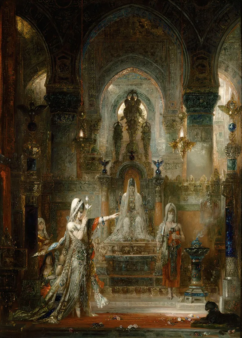 Salome Dancing Before Herod Wall Art by Gustave Moreau - High-Resolution Digital Print