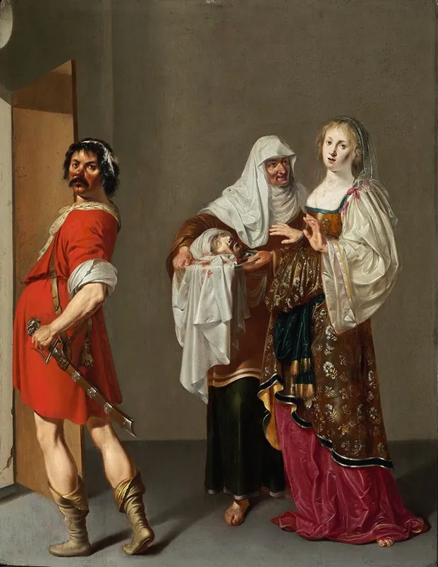 Salome With The Head Of Saint John The Baptist 2 Wall Art by Jacob Duck - High-Resolution Digital Print
