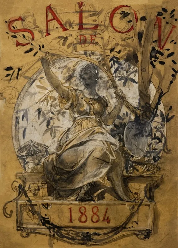 Salon De 1884 Projet De Couverture